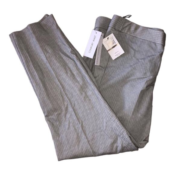 New ~ AMANDA + CHELSEA slacks sz 12 Modern, Crop , Stretch - Picture 3 of 7